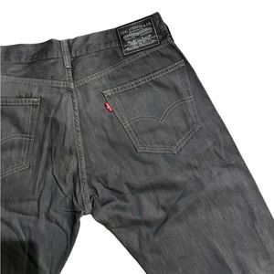 Levis 505 Jeans Men Regular Fit Straight Mens Gray Size W34 L34